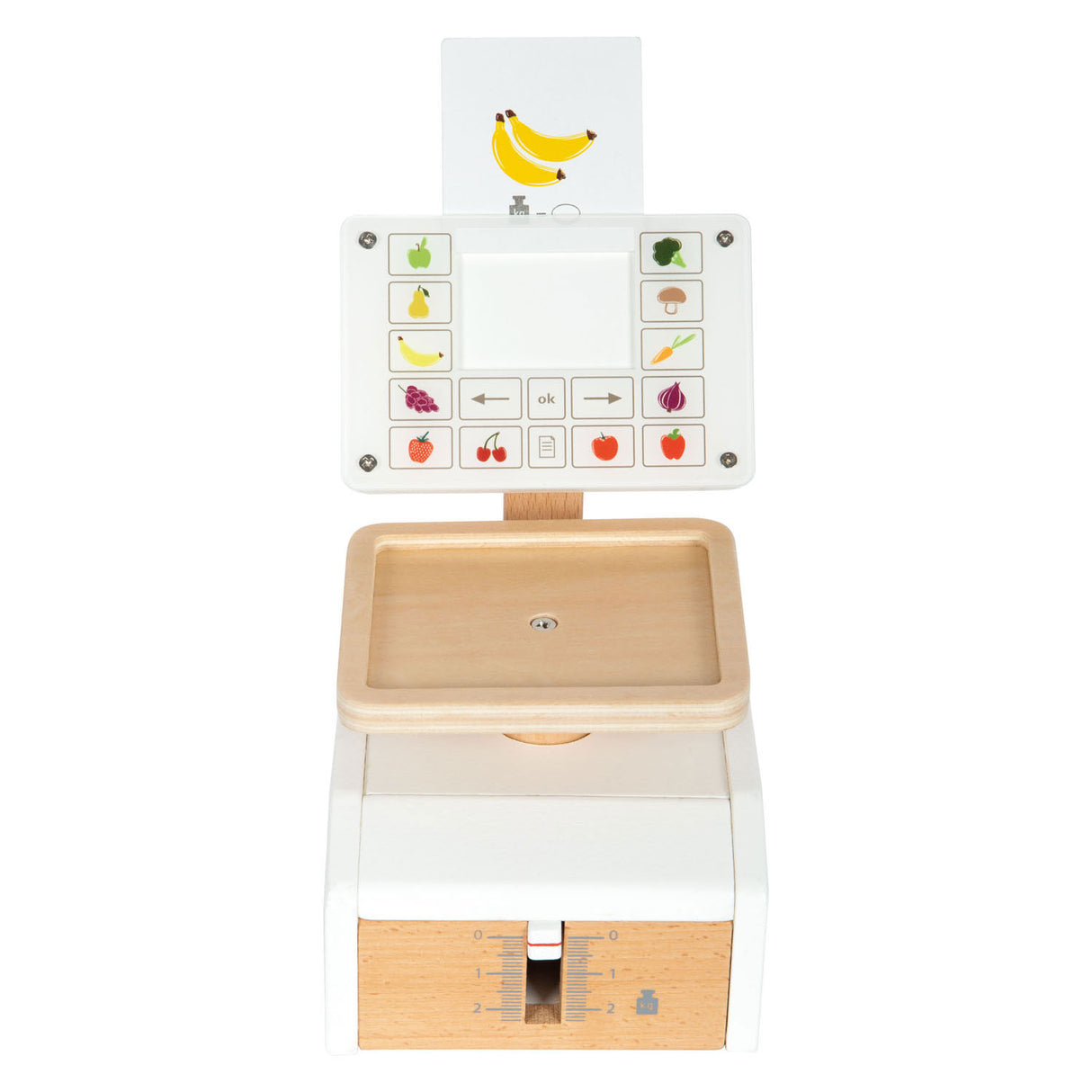 Petit pied - Balance en bois frais