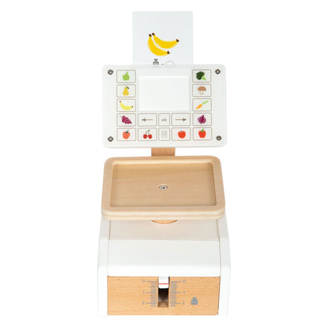 Petit pied - Balance en bois frais
