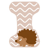Small foot - lettre enfant animal en bois - i