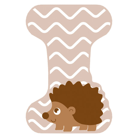 Small foot - lettre enfant animal en bois - i