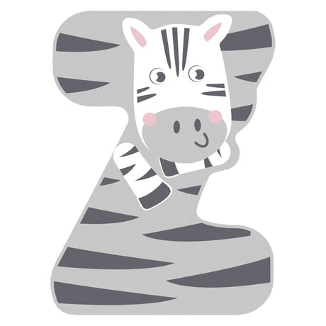Small foot - lettre enfant animal en bois - z