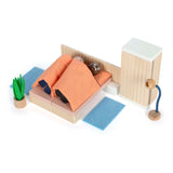 Small foot - chambre à coucher de meubles de maison de poupée en bois
