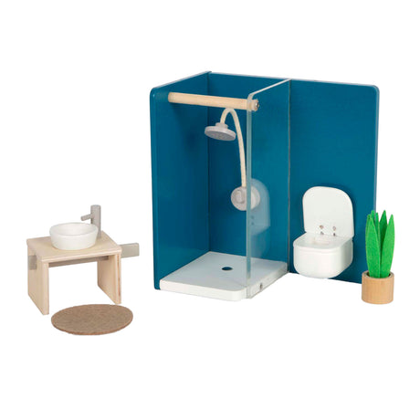 Salle de bain de meubles de maison de poupée en bois Small Foot