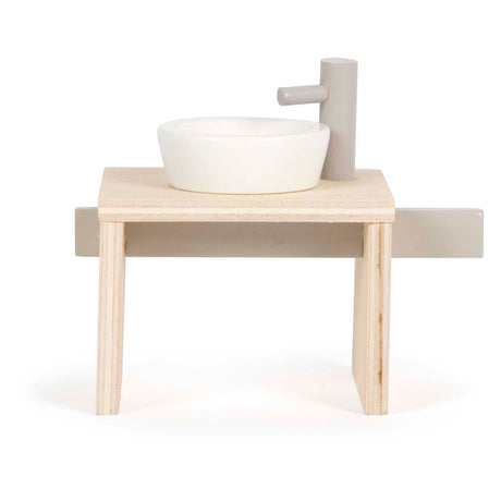 Salle de bain de meubles de maison de poupée en bois Small Foot
