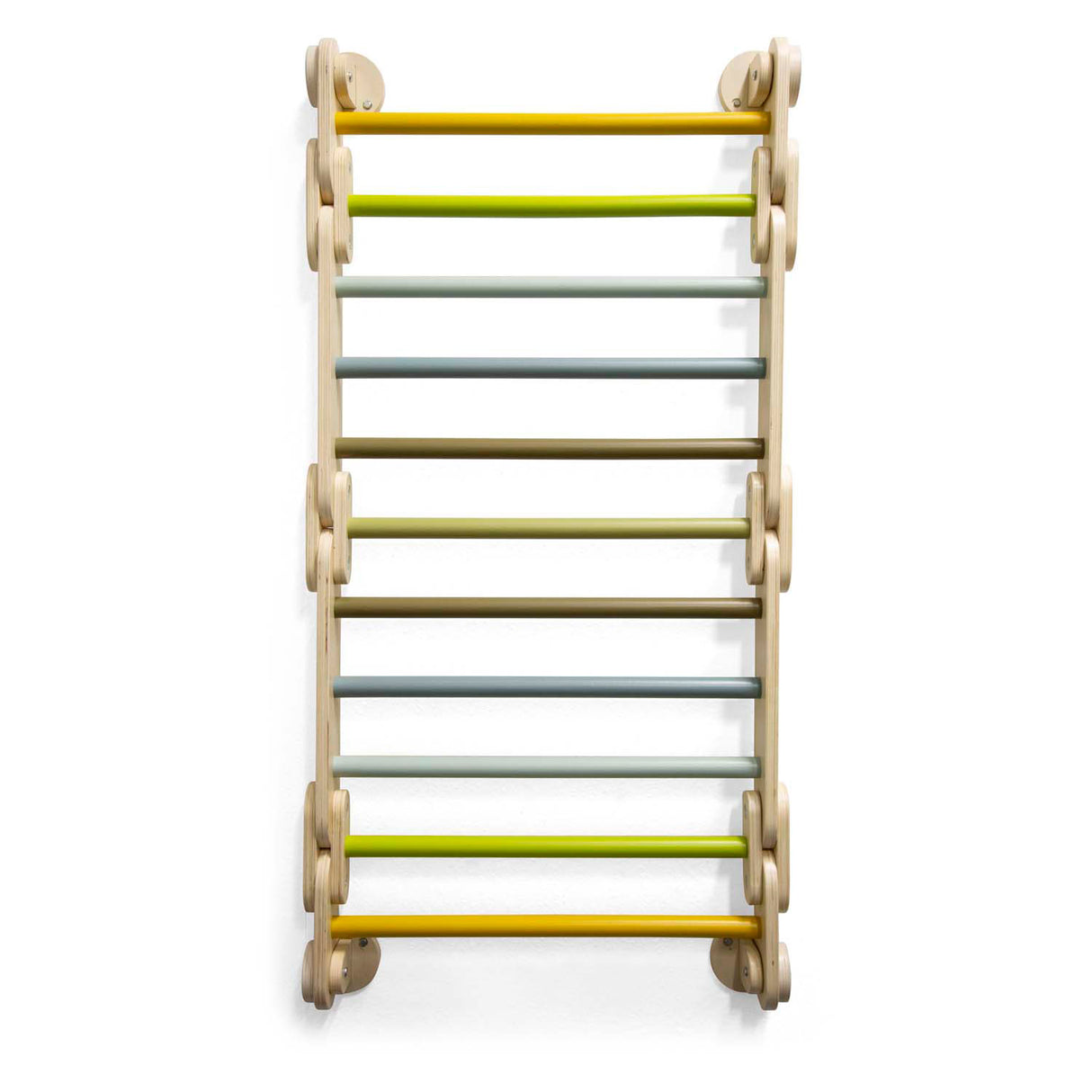 Klenge Fouss - hëlze Klimrerk 2in1 Dräieck an Wand Rack Aventure