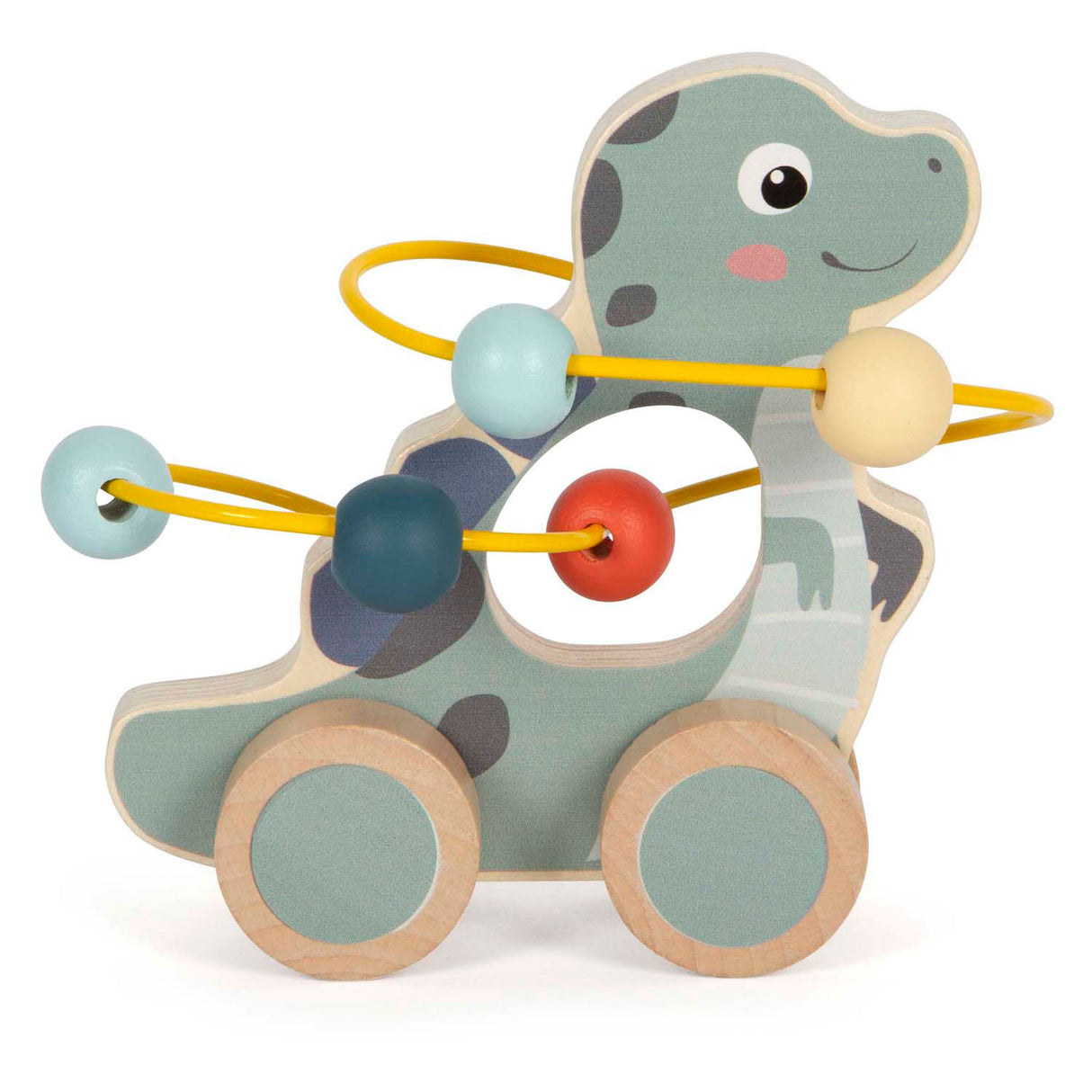 Small foot - figurine à pousser en bois, dinosaure en spirale à moteur