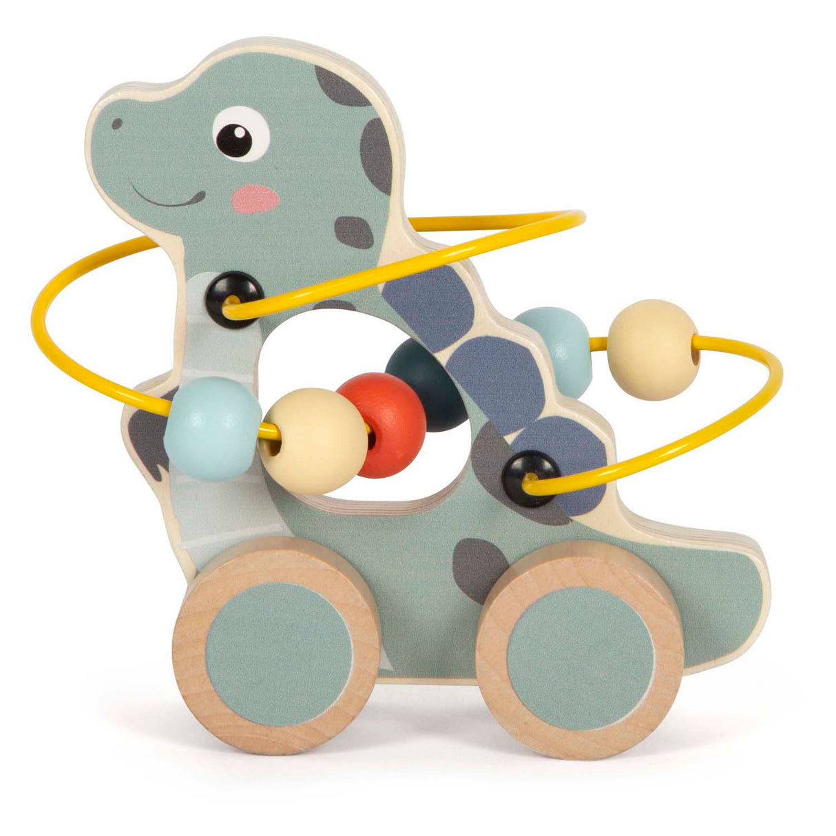 Small foot - figurine à pousser en bois, dinosaure en spirale à moteur