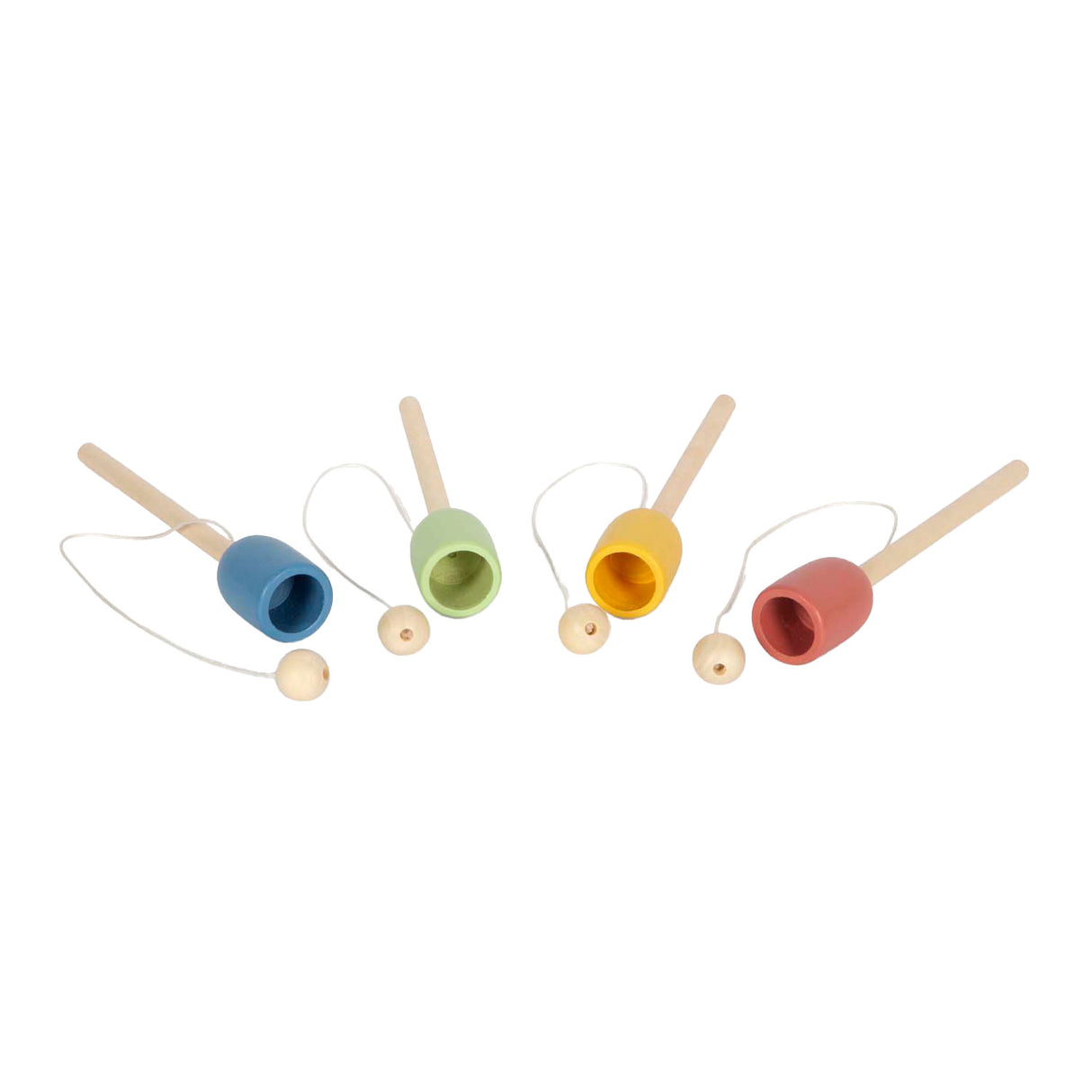 Small Foot - Wooden catch the ball set, set of 4