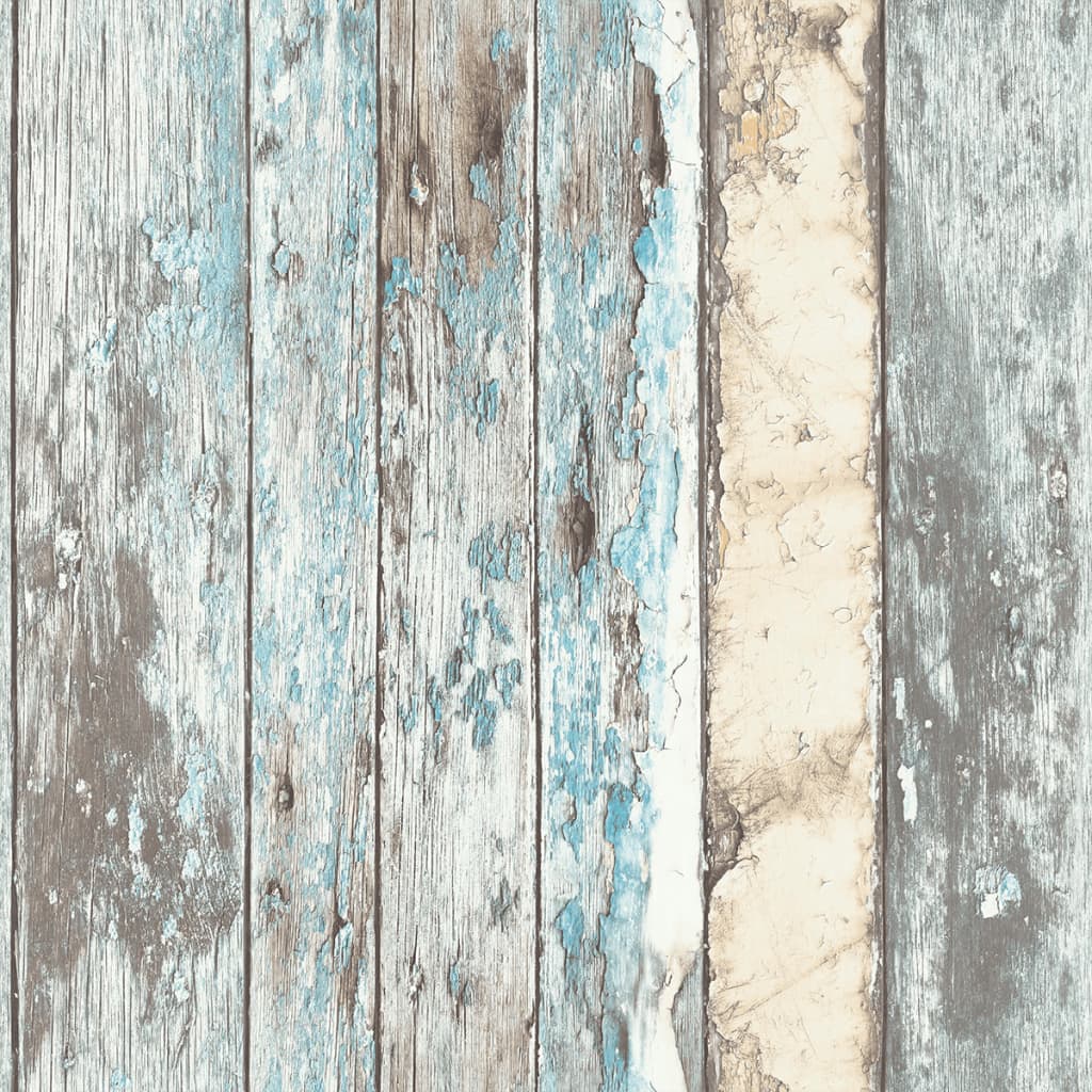 Papin d'échafaudage de couvertures murales néerlandaises en bois bleu PE10012