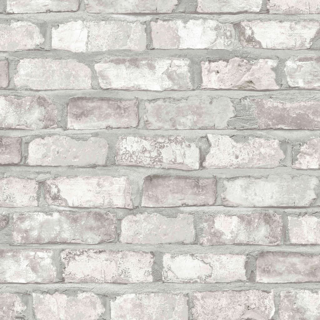 Papin d'écran de couverture murale néerlandaise Brique blanc EW3104