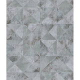 North Wall Noordwand Wallpaper Topchic Graphic Shapes Facet Metallic Grey