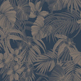 Fond d'écran des wallcoverings néerlandais Joelle Silver colored et bleu