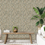 Covergs muraux néerlandais Dutch Wallcoverings Wallpaper Phoenix Green and Beige