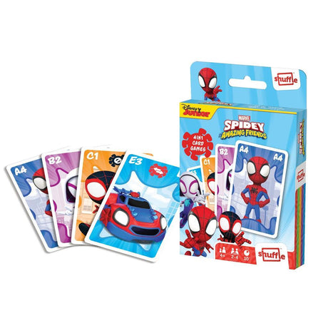 Mélangez les cartes Spidey 4 en 1.