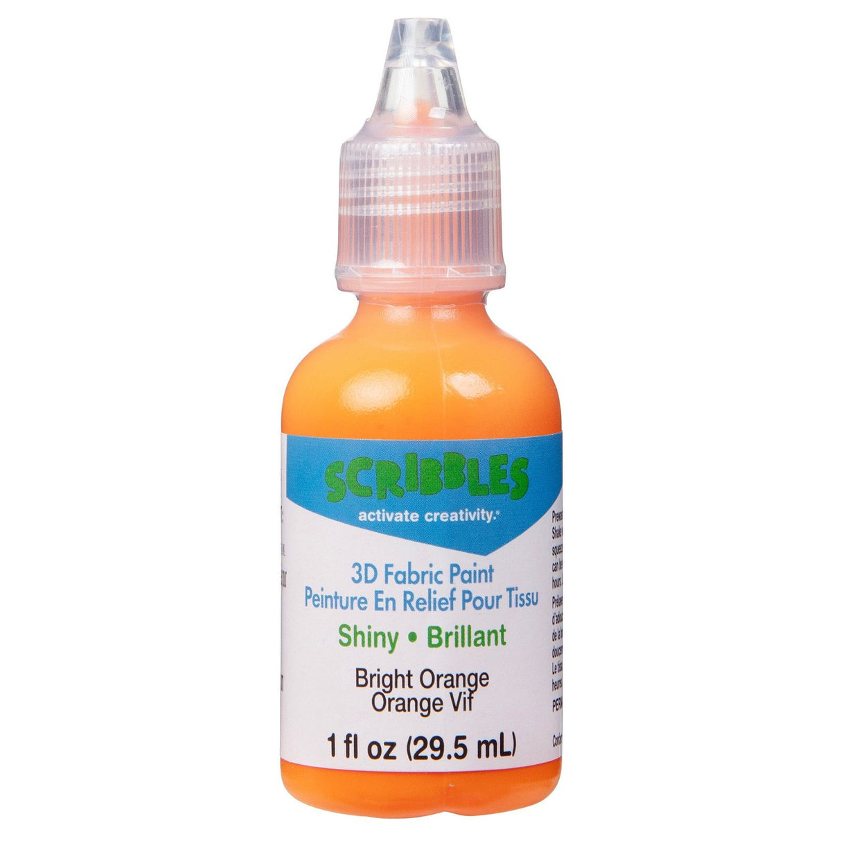 Scribbles • 3d textielverf glanzend 29,5ml oranje