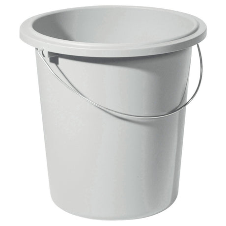 Seau Curver 10l gris clair
