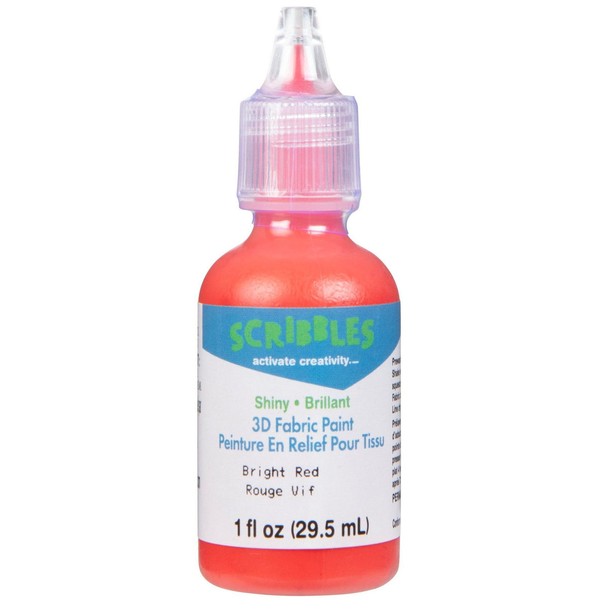 Scribbles • Peinture textile 3D brillante 29,5ml rouge