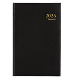 Agenda Brepols Saturne semaine 2026 Lima noir