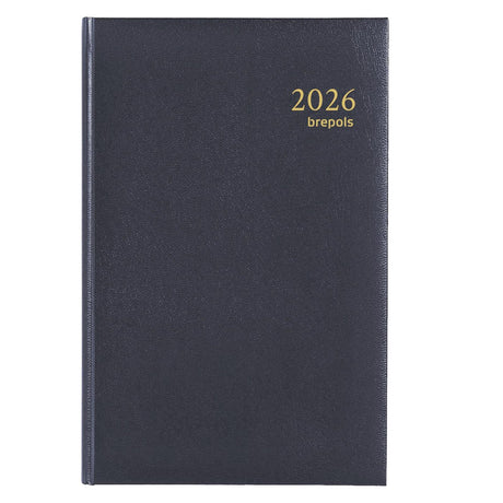 Agenda Brepols Saturne semaine 2026 Lima bleu