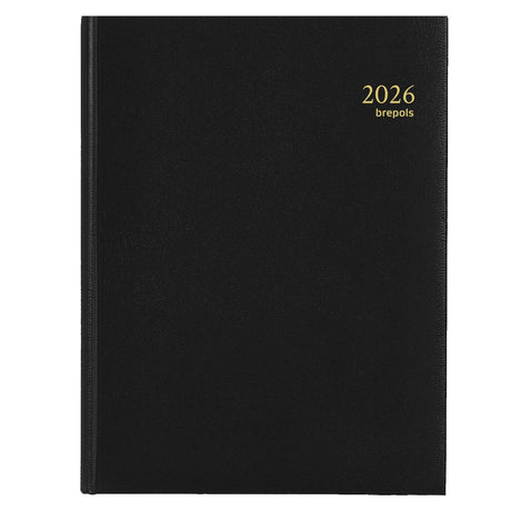 Agenda Brepols timing semaine nl 2026 lima noir