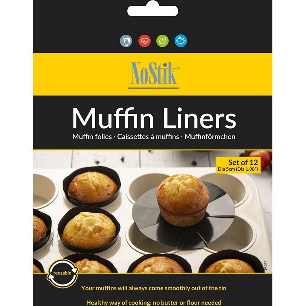 Nostik Muffin Backfolie 12 Stücke