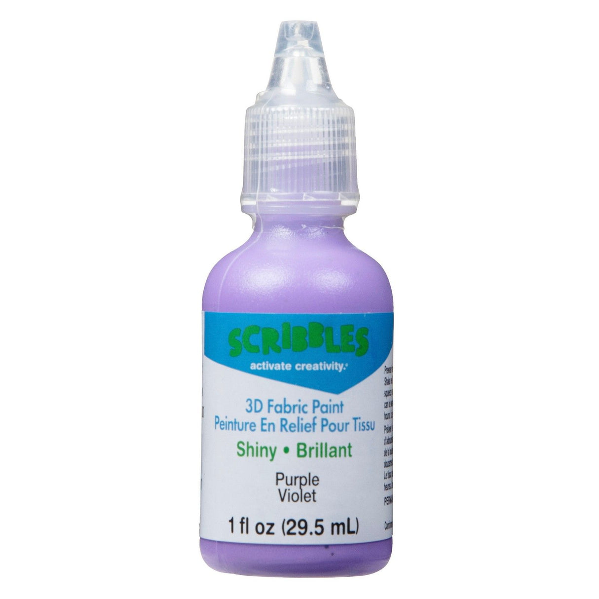 Scribbles • Peinture textile 3D brillante 29,5 ml violet
