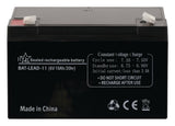 HQ - Batterie plomb-acide bat-plomb-11 6 v 10 ah