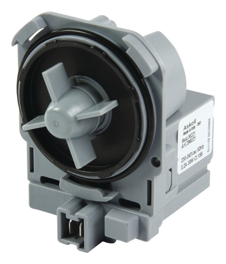 Askoll w1-07174-ask pompe de vidange sans corps de pompe avec raccordement au réseau pour Bosch Siemens, entre autres