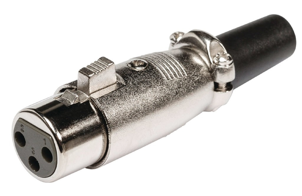 Valueline Valueline XLR-3FCL Connector XLR 3-stift kvinnlig metall silver