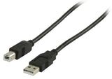 Valueline Valueline VLCP60100B10 USB 2.0 USB A Male USB B Cable masculino 1.00 m Negro