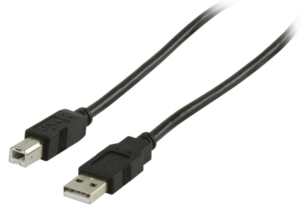 Valueline vlcp60100b10 câble usb 2.0 usb a mâle - usb b mâle 1,00 m noir