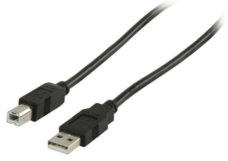 Valueline vlcp60100b10 câble usb 2.0 usb a mâle - usb b mâle 1,00 m noir