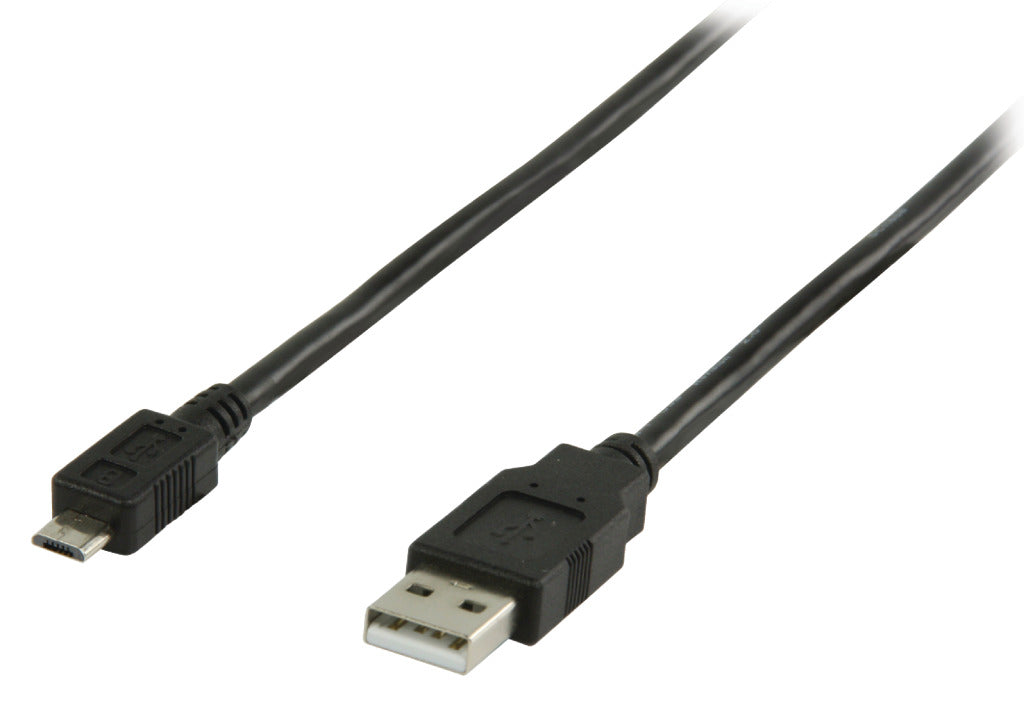 Valueline vlcp60500b10 câble usb 2.0 usb a mâle - usb micro b mâle 1,00 m noir