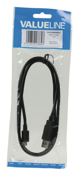 Valueline vlcp60500b10 câble usb 2.0 usb a mâle - usb micro b mâle 1,00 m noir