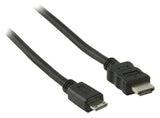 Valueline vlvp34500b10 câble HDMI haute vitesse avec ethernet hdmi - mini connecteur hdmi 1,00 m noir