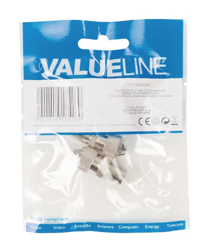 VALULINE WALTINEIN VLP4092M ORHARMED COAX COAX MESAX FEMALE MELLT