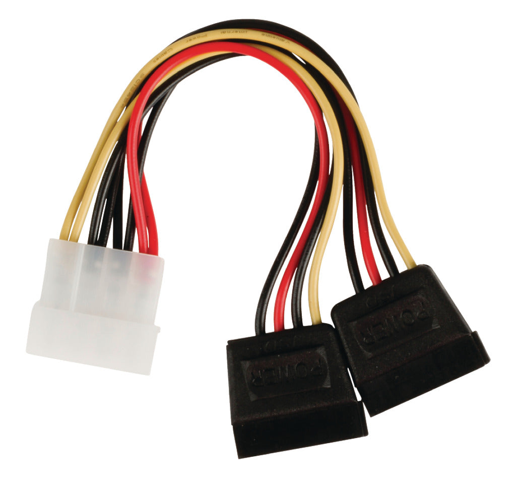 VALUELLINE VLCP73520V015 Câble séparateur interne Interne Molex Male - 2x Sata 15-Pin Femelle Feme