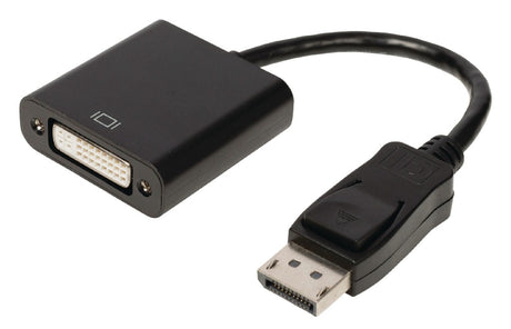 Valueline VLCB37250B02 Câble Adaptateur DisplayPort DisplayPort Mâle - DVI-D 24 + 1-pin Femelle 0,20 m Noir