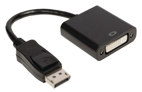 Valueline VLCB37250B02 Câble Adaptateur DisplayPort DisplayPort Mâle - DVI-D 24 + 1-pin Femelle 0,20 m Noir