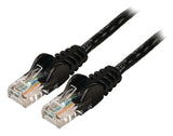 VALUELINE VALUELINE VLCB85100B50 UTP CAT5E METREM CAILL RJ45 MOŠKI RJ45 Moški 5,00 M ČRNA