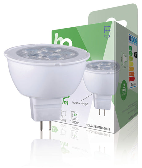 HQ lgu53 mr16001 lampe led mr16 gu5.3 4w 250 lm 2 700 k