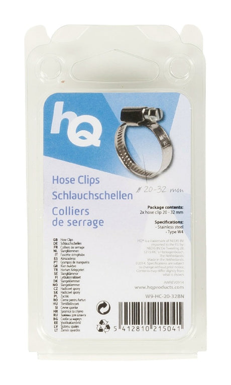 Colliers de serrage HQ w9-hc-20-32bn 20 - 32 mm