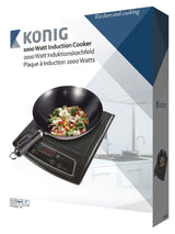 Kouml;nig cuisinière à induction 2000 w noir