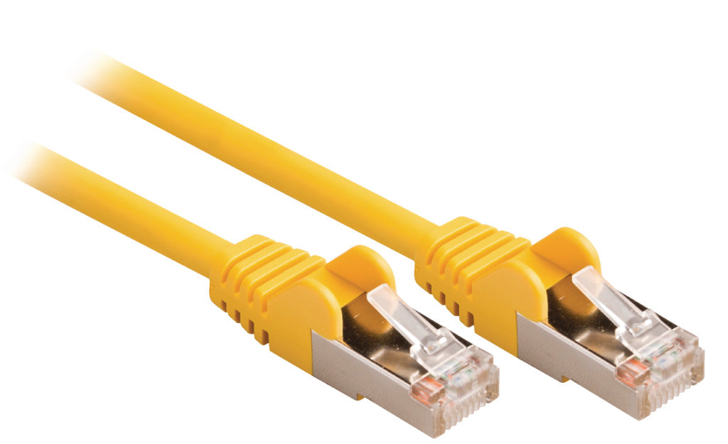 Valueline VLCP85121Y025 CAT5E SF UTP Cable de red RJ45 (8 8) Masculino - RJ45 (8 8) Macho 0.25 m amarillo