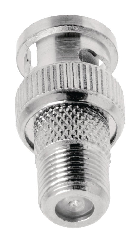 Valueline vlsp41965m adaptateur d'antenne bnc mâle - connecteur f femelle argent