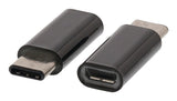Valueline VLCP60910B Adaptateur USB 2.0 USB-C mâle - USB Micro-B femelle noir
