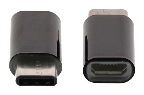 Valueline VLCP60910B Adaptateur USB 2.0 USB-C mâle - USB Micro-B femelle noir