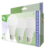 HQ LE27A603P02 Lampe LED 3 pièces E27 A60 9 W 806 lm 2700 K