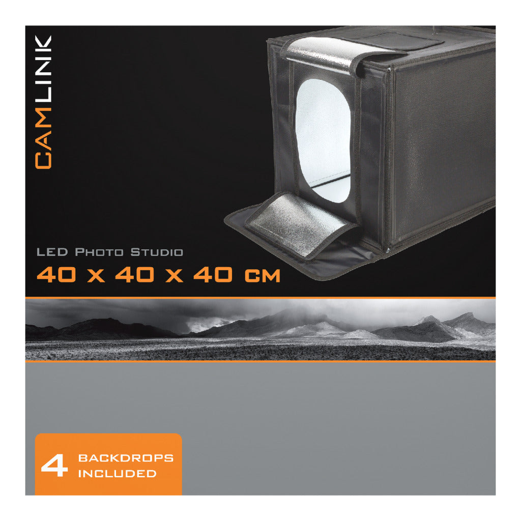 Kit studio photo professionnel Camlink cl-ledstudio40