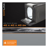 Kit studio photo professionnel Camlink cl-ledstudio40